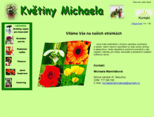 Tablet Screenshot of kvetinky.com